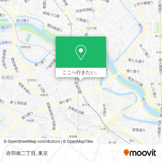 赤羽南二丁目地図