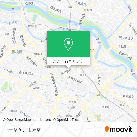 上十条五丁目地図