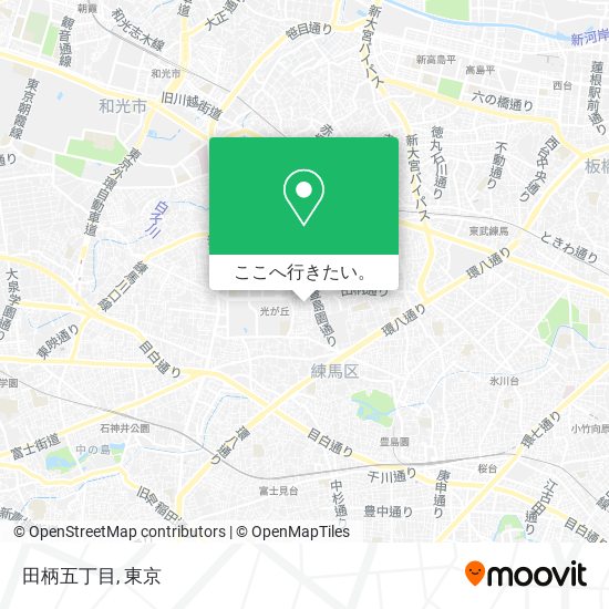 田柄五丁目地図