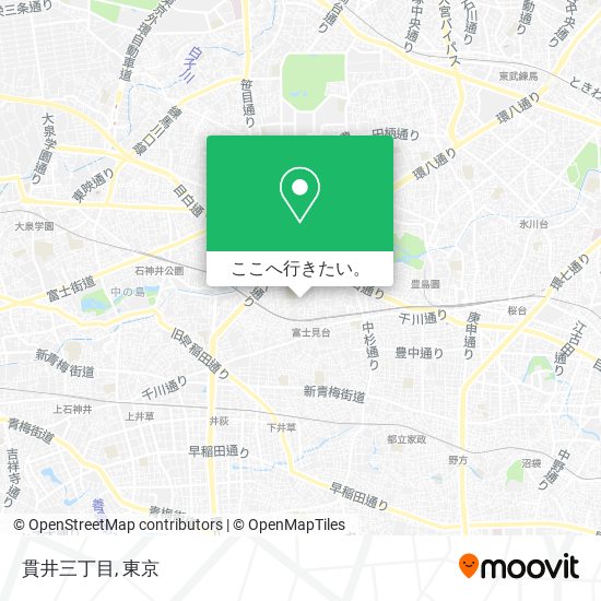 貫井三丁目地図