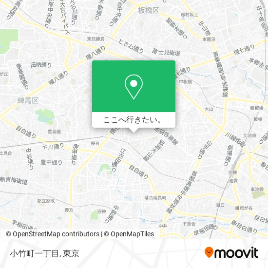 小竹町一丁目地図