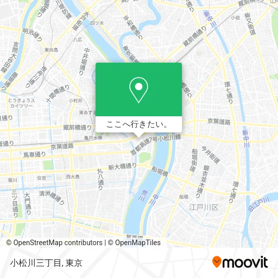 小松川三丁目地図