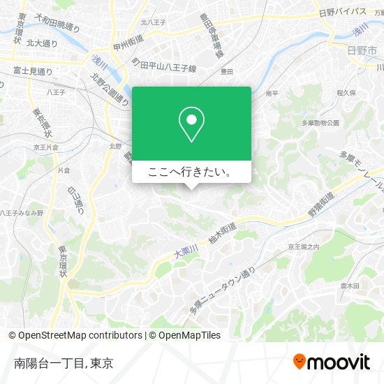 南陽台一丁目地図