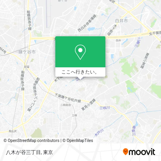 八木が谷三丁目地図