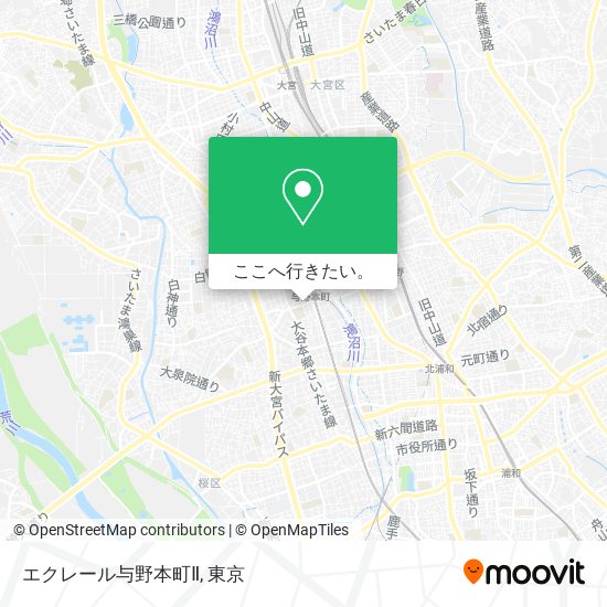 エクレール与野本町Ⅱ地図