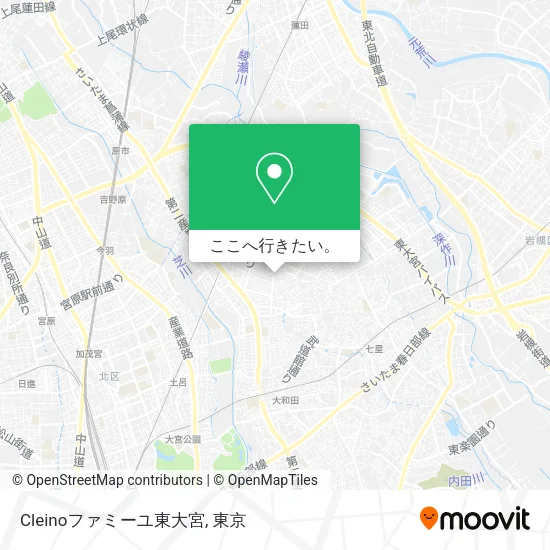 Cleinoファミーユ東大宮地図