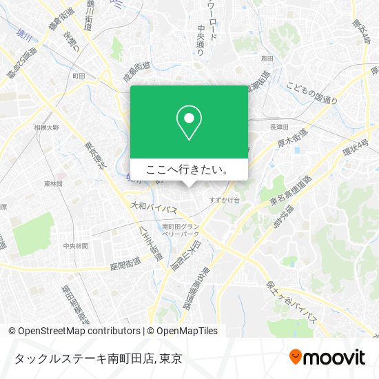 タックルステーキ南町田店地図