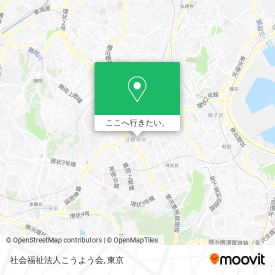 社会福祉法人こうよう会地図