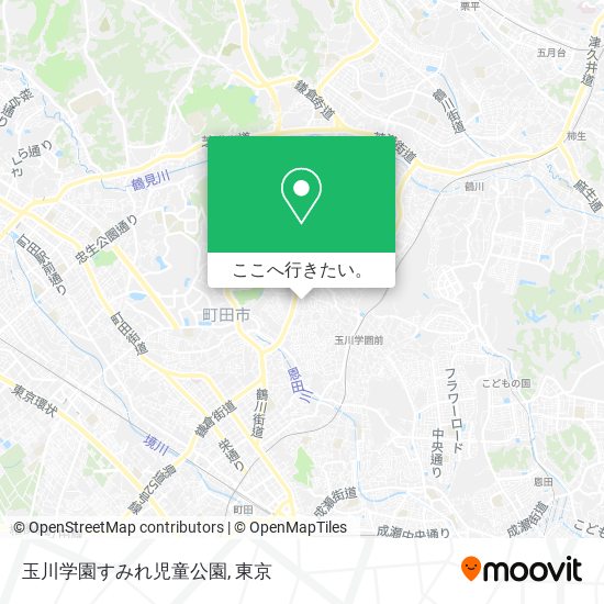 玉川学園すみれ児童公園地図