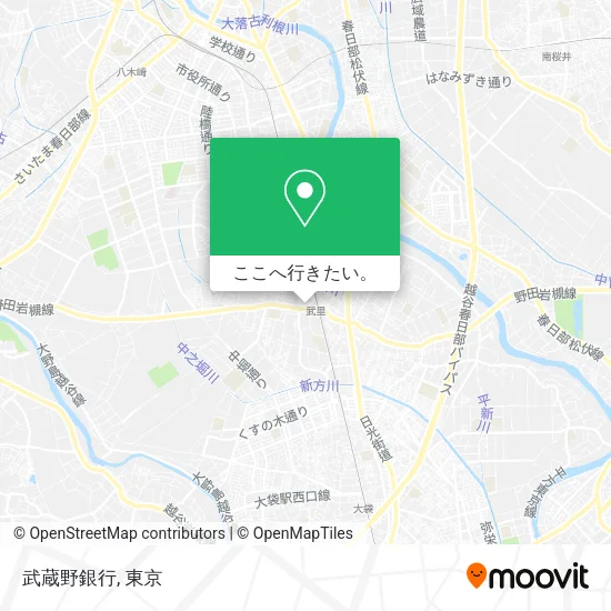 武蔵野銀行地図
