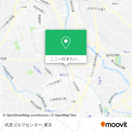 武里ゴルフセンター地図