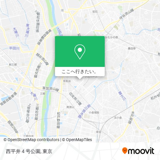 西平井４号公園地図