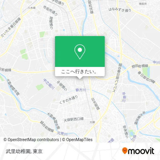 武里幼稚園地図