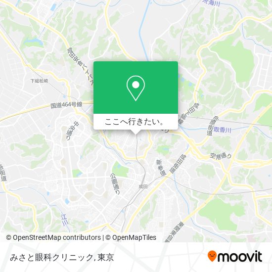 みさと眼科クリニック地図