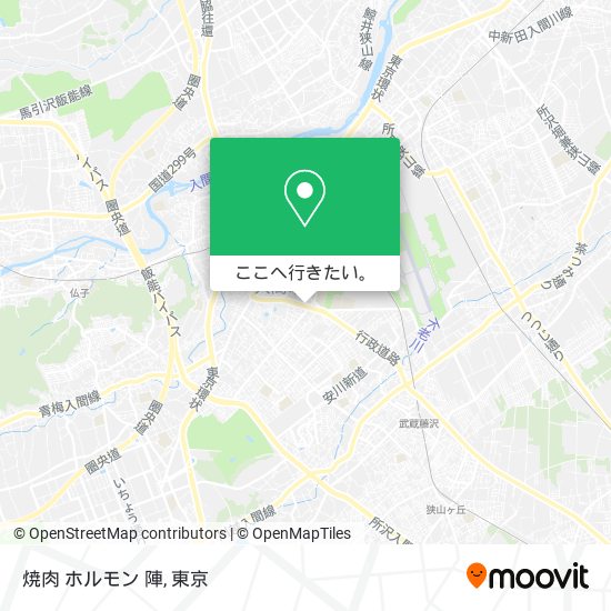 焼肉 ホルモン 陣地図