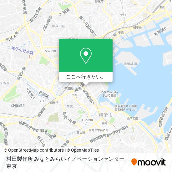 村田製作所 みなとみらいイノベーションセンター地図