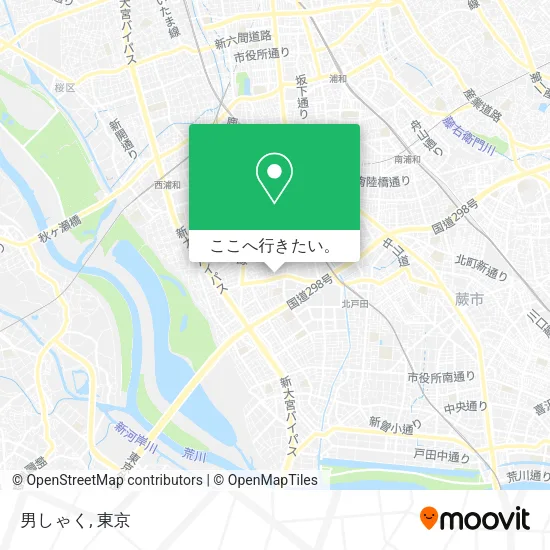 男しゃく地図
