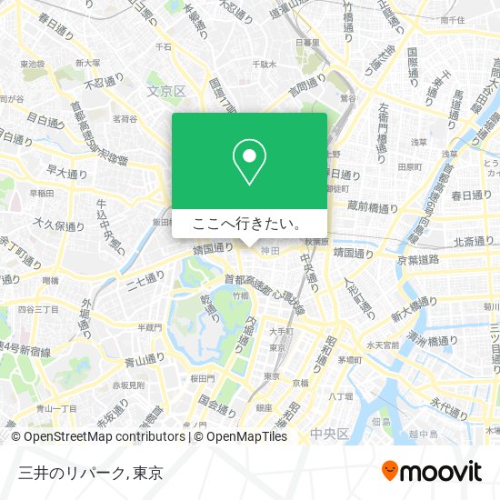 三井のリパーク地図