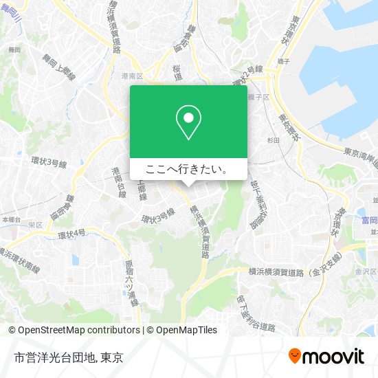 市営洋光台団地地図