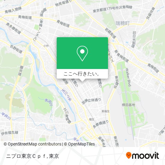 ニプロ東京Ｃｐｆ地図
