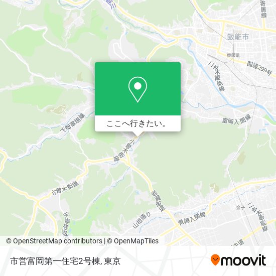 市営富岡第一住宅2号棟地図