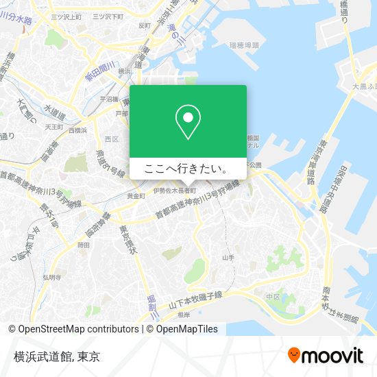 横浜武道館地図