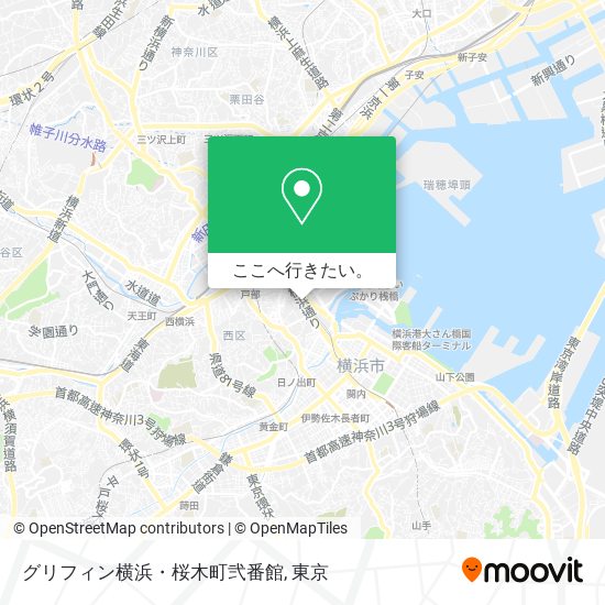 グリフィン横浜・桜木町弐番館地図