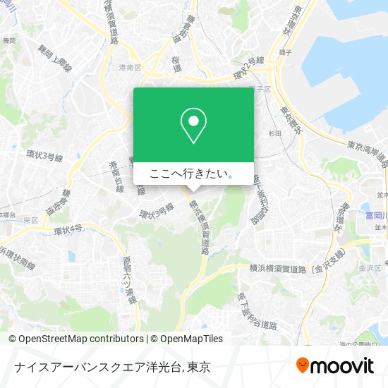 ナイスアーバンスクエア洋光台地図