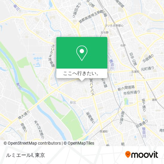 ルミエールⅠ地図