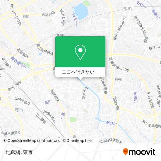 地蔵橋地図