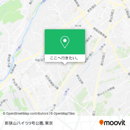 新狭山ハイツ3号公園地図