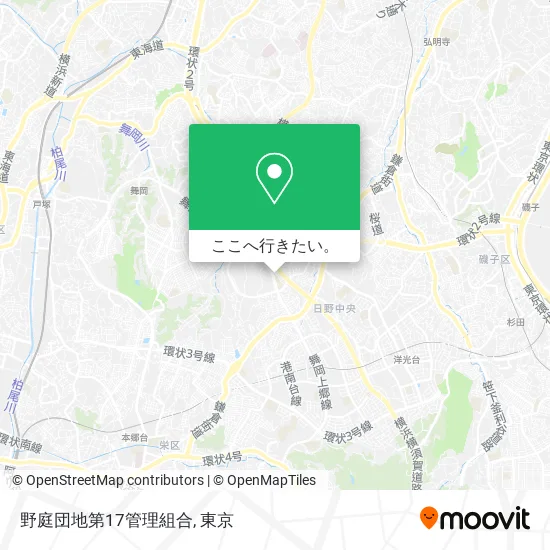 野庭団地第17管理組合地図