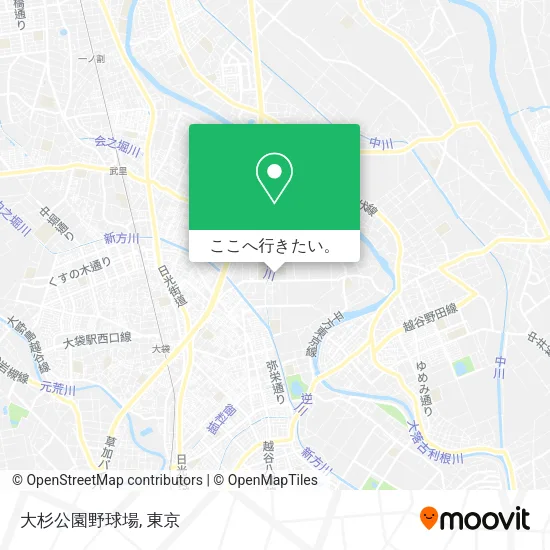 大杉公園野球場地図