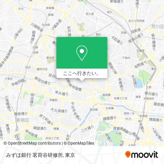 みずほ銀行 茗荷谷研修所地図
