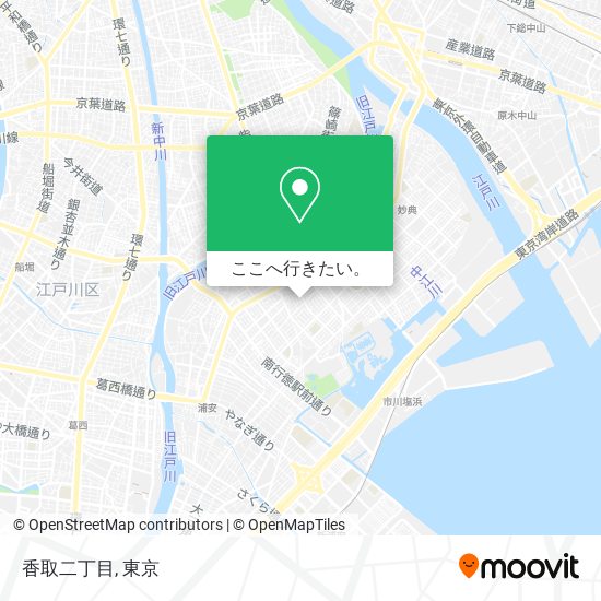 香取二丁目地図