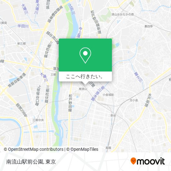 南流山駅前公園地図