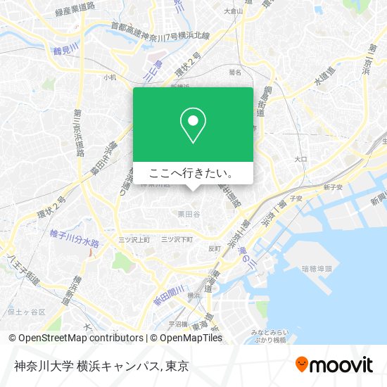 神奈川大学 横浜キャンパス地図