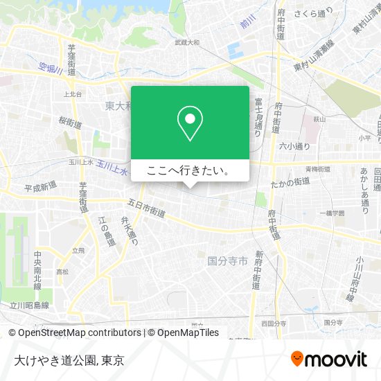 大けやき道公園地図