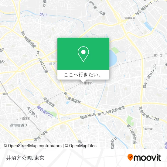 井沼方公園地図