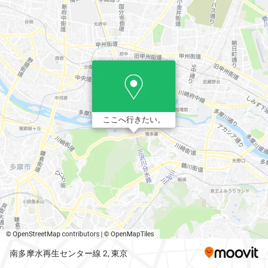 南多摩水再生センター線 2地図