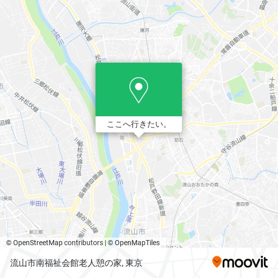 流山市南福祉会館老人憩の家地図