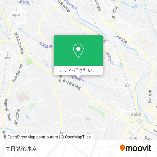 春日部線地図