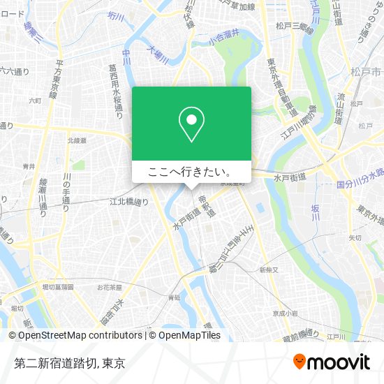 第二新宿道踏切地図