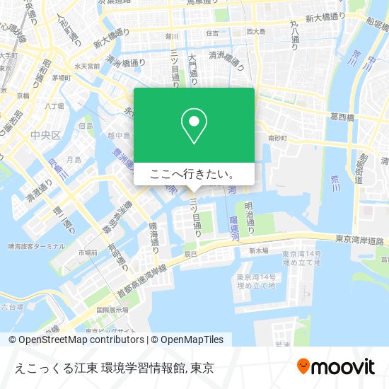 えこっくる江東 環境学習情報館地図