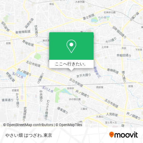 やさい畑 はつざわ地図