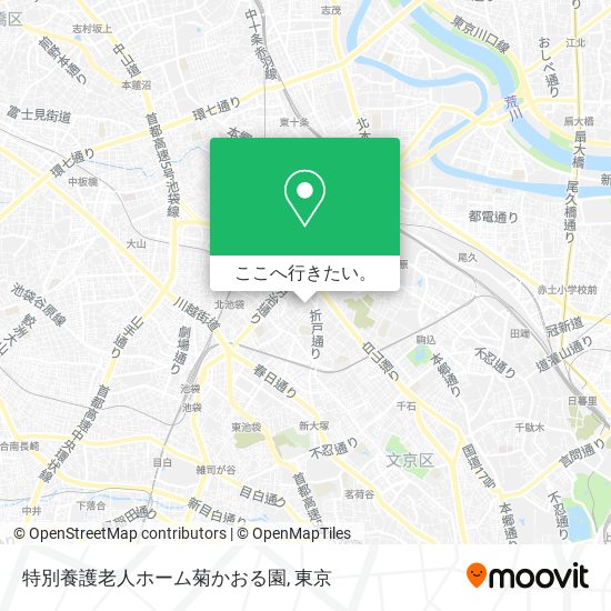 特別養護老人ホーム菊かおる園地図