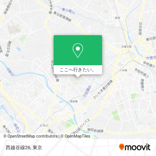西越谷線26地図