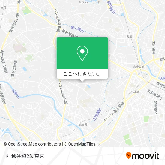 西越谷線23地図