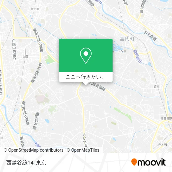 西越谷線14地図