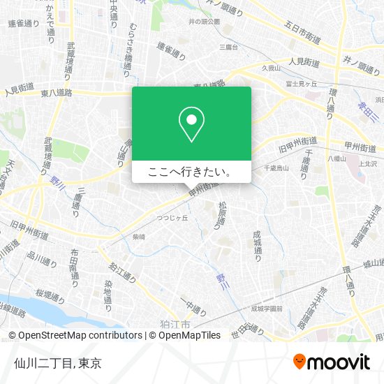 仙川二丁目地図
